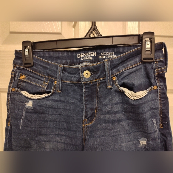 Denizen from Levi's Dark Blue Skinny Jeans - Picture 2 of 11